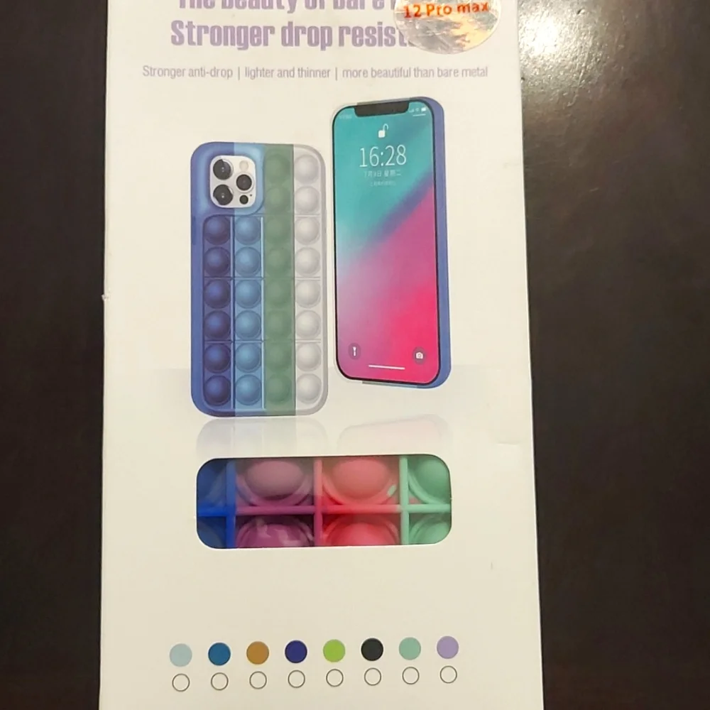 IPhone 12 Pro Max Fidget Pop Case - Picture 1 of 4